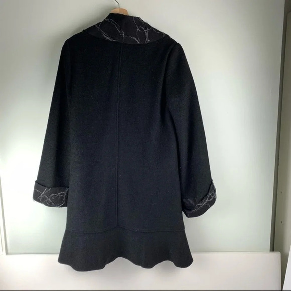 NOVELTI Open Throw Collared Coat size small - Picture 2 of 9